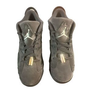 Nike Air Jordan Retro 6 Low GS GREEN GLOW GREY MINT FOAM 768878-015 SZ 6Y